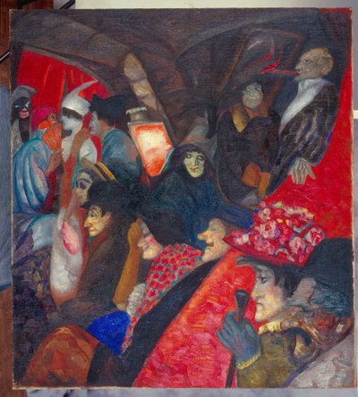 Cabaret Black Cat i Paris af Boris Dmitrievich Grigoriev