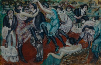 Syngende cafe, 1913 af Boris Dmitrievich Grigoriev