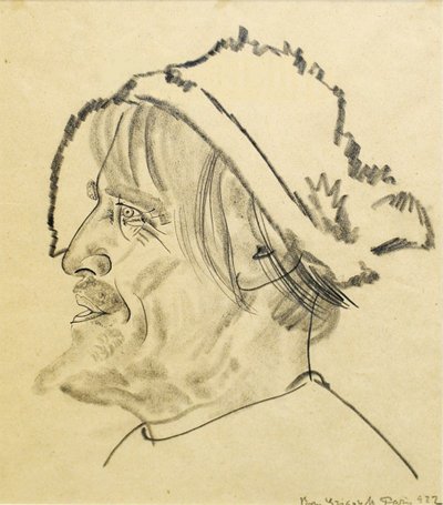 Konstantin Stanislavsky som Satin i skuespillet The Lower Depths af M. Gorky, 1922 af Boris Dmitrievich Grigoriev