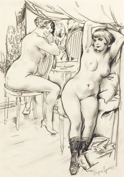 prostituerede af Boris Dmitrievich Grigoriev