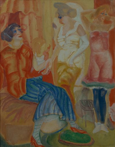 Kvinder, 1916 af Boris Dmitrievich Grigoriev