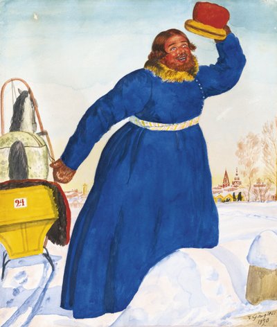 Kusk, 1920 af Boris Mikhailovich Kustodiev