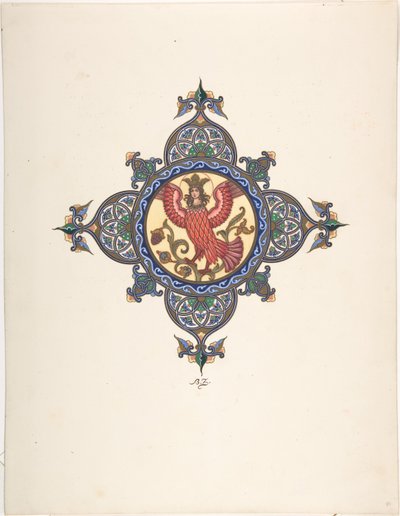 Firebird som Tsarevna, ca. 1925 af Boris Vasilievich Zvorykin