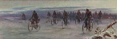 Tyske cykeltropper i Finland, finsk borgerkrig af Boris Vasilievich Zvorykin
