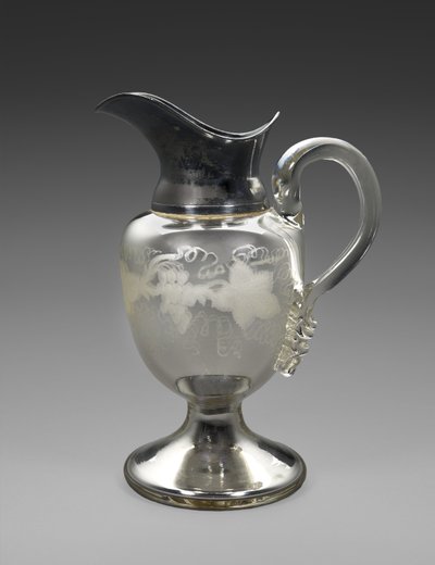 Kande, ca. 1865-1871 (sølvglas, sølvplade, kork, papir) af Boston Silver Glass Company
