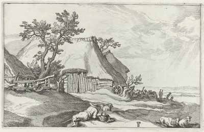 Landskab med gård af Boëtius Adamsz. Bolswert