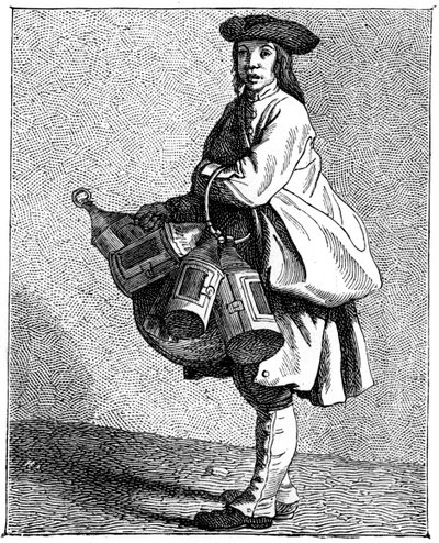En lanternehandler, 1737-1742. af Bouchardon