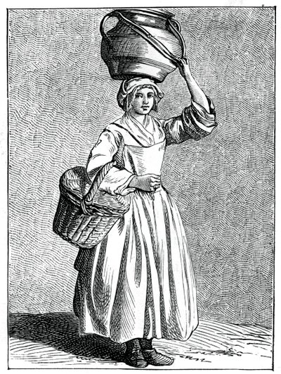 En mælkepige, 1737-1742. af Bouchardon