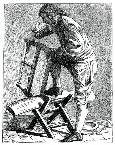 En træskærer, 1737-1742. af Bouchardon