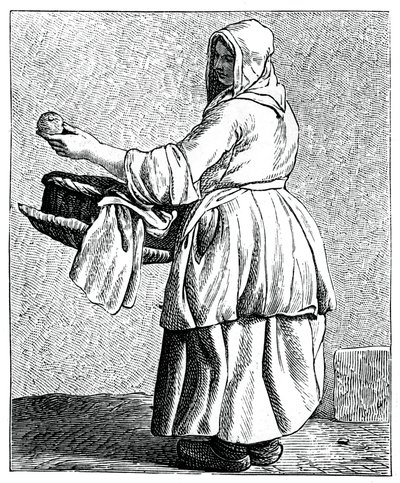 Bagte æbler!, 1737-1742. af Bouchardon