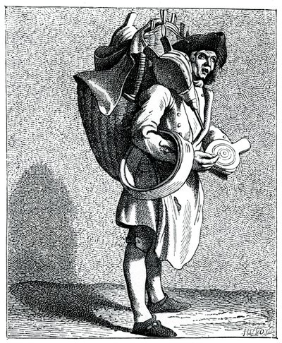 Bælge eller spande til reparation!, 1737-1742. af Bouchardon