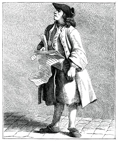 Listen over vinderne i lotteriet!, 1737-1742. af Bouchardon