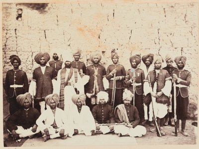 Soldater fra det 29. (Punjab) regiment af bengalsk indfødt infanteri i Afghanistan af Bourne and Shepherd