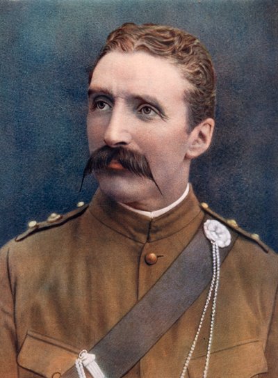Oberstløjtnant DM Lumsden, britisk soldat, 1902. af Bourne and Shepherd