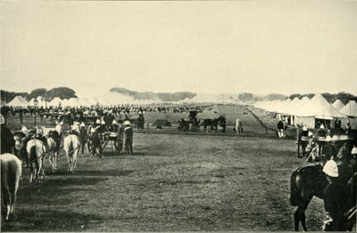 Vicekongelejren ved Imperial Assemblage, januar 1877, 1901. af Bourne and Shepherd