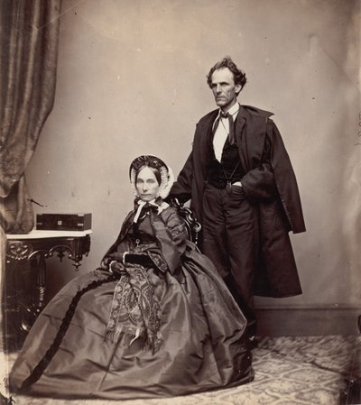 [Senator og fru James Henry Lane], 1861-66. af Brady and Co