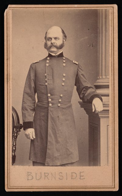 Portræt af Ambrose Everett Burnside 1824-1881, omkring 1860