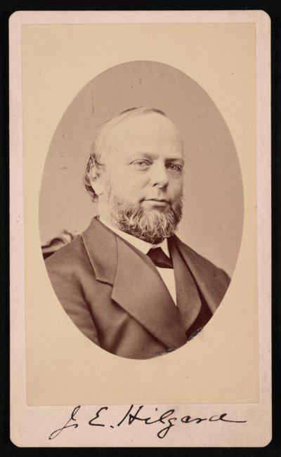 Portræt af Julius Erasmus Hilgard 1825-1891, 1875. af Brady