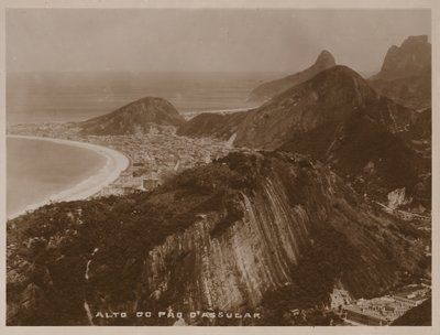 Udsigt fra toppen af Sukkertoppen, Rio de Janeiro (s/h-foto) af Brazilian Photographer