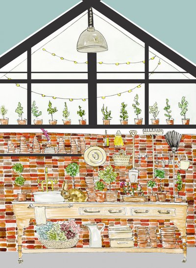Landligt havehus af Breanna Megan Studio