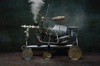 Steampunk-dampmaskine af Brig Barkow