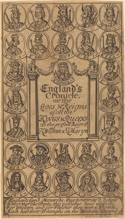 Frontispice af British 17th Century
