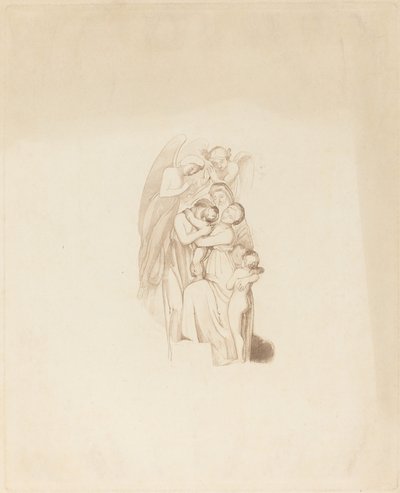Hellig Familie? med Engle af British 19th Century