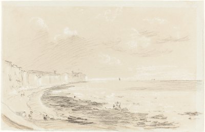 Sea Coast Scene af British 19th Century