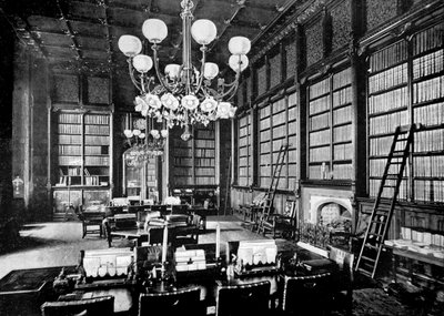 House of Commons Library, London, 1890 af British Photographer