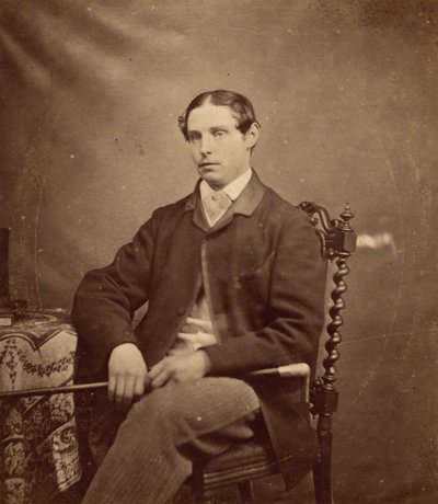 Portræt af en mand, ca. 1855 (foto) af British Photographer