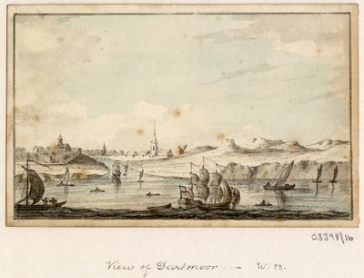 En række skitser, udsigter i Storbritannien, kontinentet og Amerika 1772-1778 (akvarel) af British School