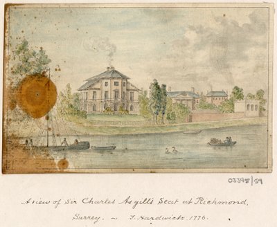 En række skitser, udsigter i Storbritannien, kontinentet og Amerika 1772-1778 (akvarel) af British School