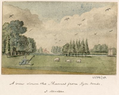 En række skitser, udsigter i Storbritannien, kontinentet og Amerika 1772-1778 (akvarel) af British School