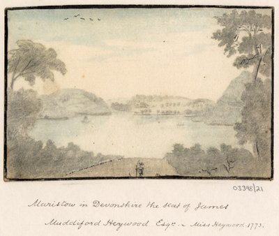 En række skitser, udsigter i Storbritannien, kontinentet og Amerika 1772-1778 (akvarel) af British School