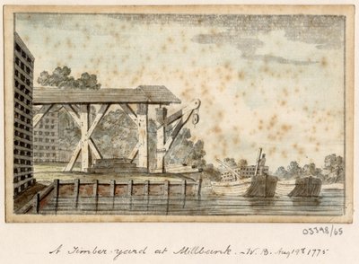 En række skitser, udsigter i Storbritannien, kontinentet og Amerika 1772-1778 (akvarel) af British School