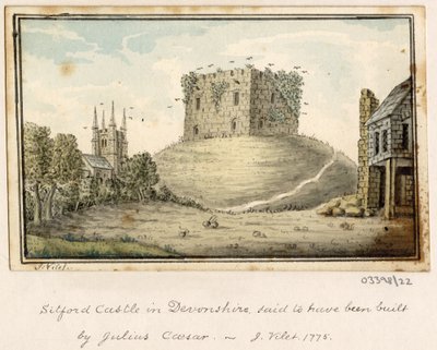 En række skitser, udsigter i Storbritannien, kontinentet og Amerika 1772-1778 (akvarel) af British School