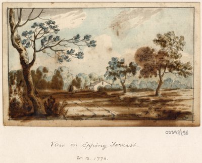 En række skitser, udsigter i Storbritannien, kontinentet og Amerika 1772-1778 (akvarel) af British School