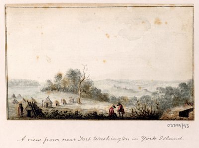 En række skitser, udsigter i Storbritannien, kontinentet og Amerika 1772-1778 (akvarel) af British School