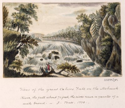 En række skitser, udsigter i Storbritannien, kontinentet og Amerika 1772-1778 (akvarel) af British School