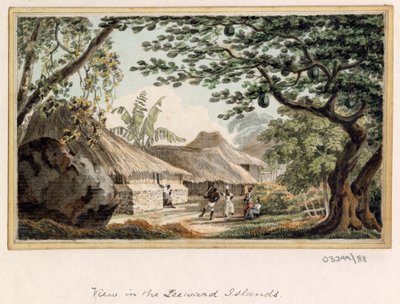 En række skitser, udsigter i Storbritannien, kontinentet og Amerika 1772-1778 (akvarel) af British School
