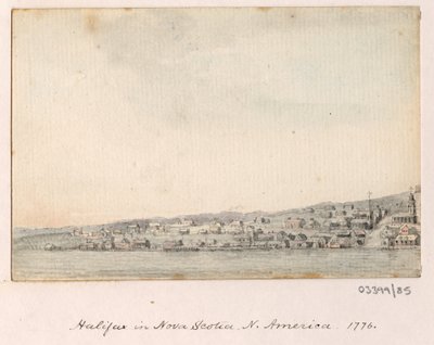 En række skitser, udsigter i Storbritannien, kontinentet og Amerika 1772-1778 (akvarel) af British School