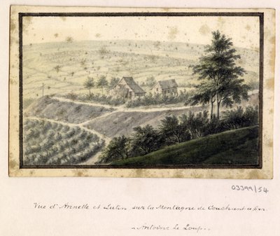 En række skitser, udsigter i Storbritannien, kontinentet og Amerika 1772-1778 (akvarel) af British School