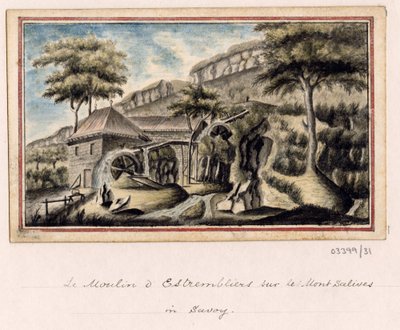 En række skitser, udsigter i Storbritannien, kontinentet og Amerika 1772-1778 (akvarel) af British School