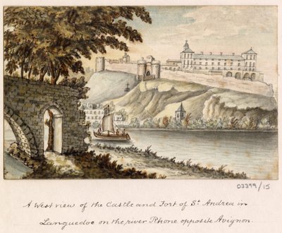 En række skitser, udsigter i Storbritannien, kontinentet og Amerika 1772-1778 (akvarel) af British School