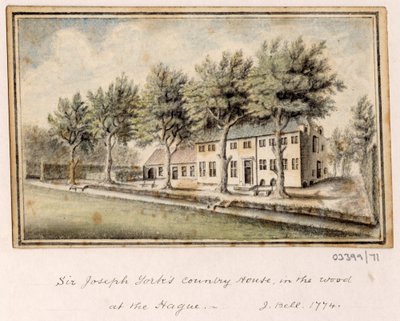 En række skitser, udsigter i Storbritannien, kontinentet og Amerika 1772-1778 (akvarel) af British School