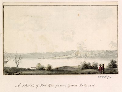 En række skitser, udsigter i Storbritannien, kontinentet og Amerika 1772-1778 (akvarel) af British School