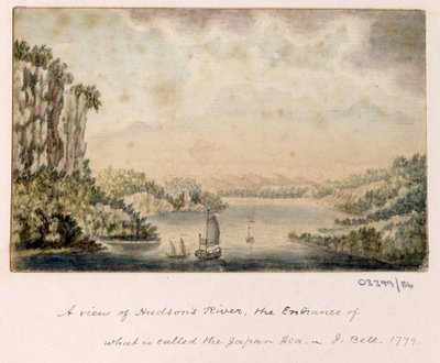 En række skitser, udsigter i Storbritannien, kontinentet og Amerika 1772-1778 (akvarel) af British School
