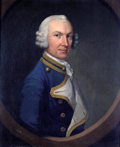 Kaptajn William Holburne, 1753 af British School