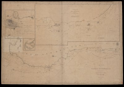 Kort over Terra Australis af M. Flinders, kommandør på Hans Majestæts slup 