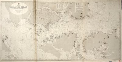 Det Kinesiske Hav SINGAPORE STRAIT Af Staff Commander JW Reed Navg Lieuts TH Tizard ... Assisteret af officerer fra HMS Rifleman 1865-69 af British School